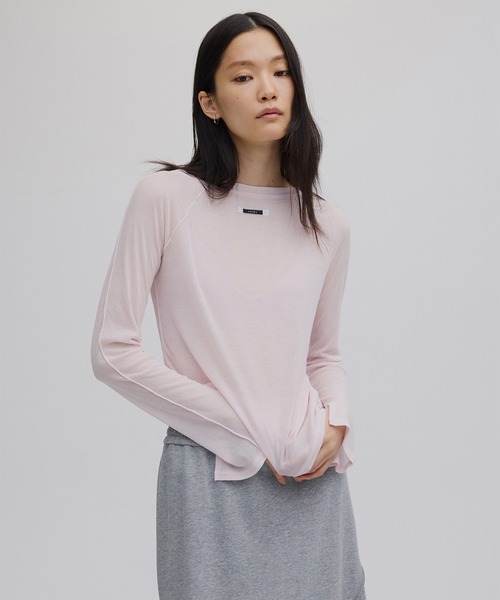 トップス AMERI VINTAGE 2WAY SOFT TOUCH CUT TOP Ameri（アメリ）の「2WAY SOFT TOUCH CUT TOP（Tシャツ/カットソー