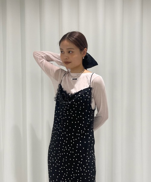 Ameri（アメリ）の「2WAY SOFT TOUCH CUT TOP（Tシャツ/カットソー