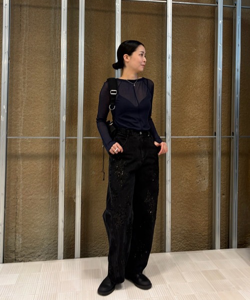 Ameri（アメリ）の「2WAY SOFT TOUCH CUT TOP（Tシャツ/カットソー