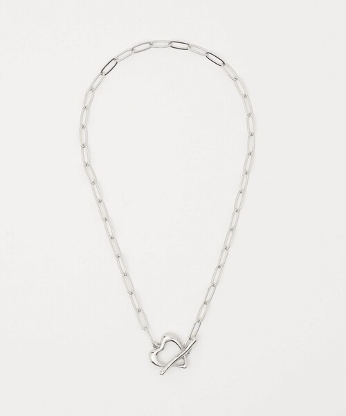 CITEN（シテン）の「＜CITEN＞マンテルモチーフネックレス（ネックレス・レディース・シルバー/ホワイト・FREE）」の5枚目の写真