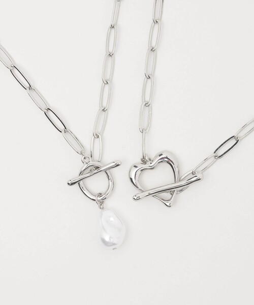 CITEN（シテン）の「＜CITEN＞マンテルモチーフネックレス（ネックレス・レディース・シルバー/ホワイト・FREE）」の8枚目の写真