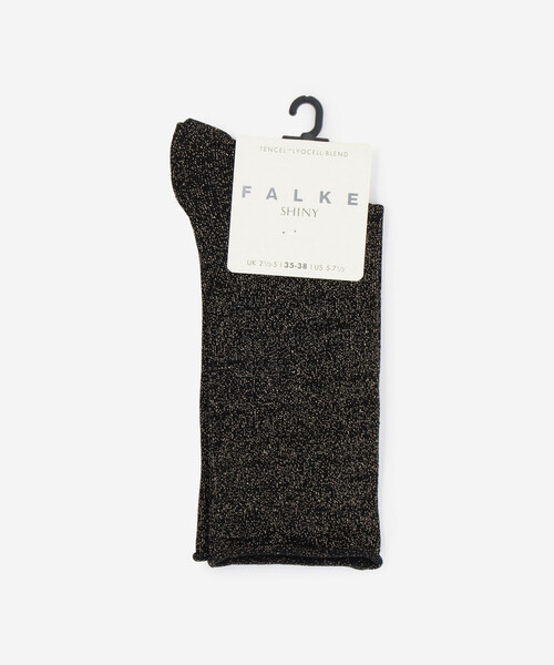 FALKE(ファルケ)の「FALKE | 46414 SHINY SOCKS WOMEN(ソックス/靴下・レディース・ブラック・35/38)」の3枚目の写真