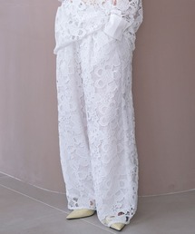 AKTE（アクテ）の「ボリュームレースワイドパンツ（その他パンツ）」