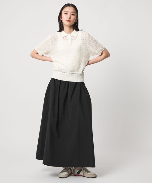 CITEN（シテン）の「＜CITEN＞ボリュームデザインスカート（スカート・レディース・ブラック/ライトグレー・M/S）」の10枚目の写真