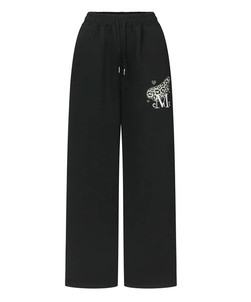 MUCENT（ムセント）の「◇MUCENT◇ブランド直輸入正規品/SYLPH DOT ANGEL SWEAT PANTSシルフドット エンジェル スウェットパンツ（スウェットパンツ・レディース・ブラック/グレー・FREE）」の2枚目の写真