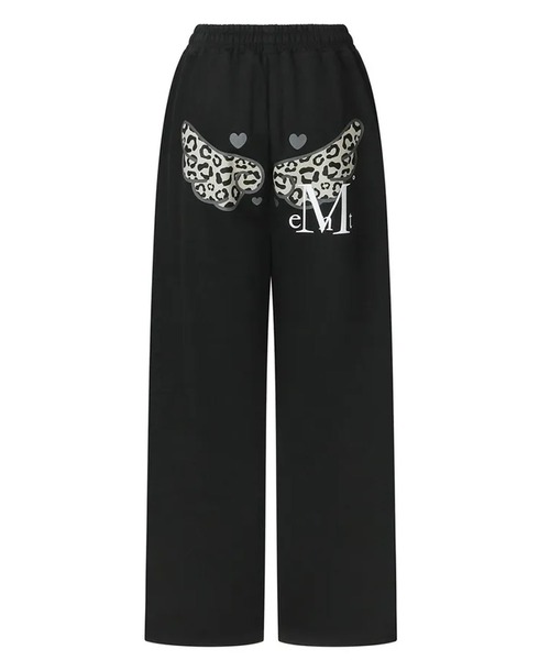 MUCENT（ムセント）の「◇MUCENT◇ブランド直輸入正規品/SYLPH DOT ANGEL SWEAT PANTSシルフドット エンジェル スウェットパンツ（スウェットパンツ・レディース・ブラック/グレー・FREE）」の3枚目の写真