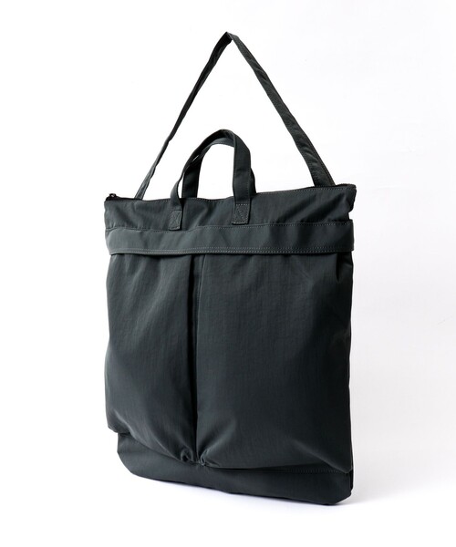 NESK（ネスク）の「【NESK】《A4サイズ可》ナイロン ヘルメット2ＷAYショルダーバッグ（NS-011）（トートバッグ・メンズ・ブラック/グレー・FREE）」の2枚目の写真