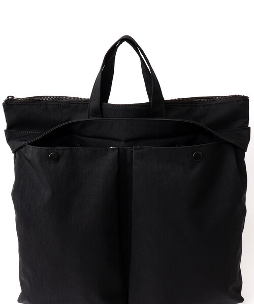NESK（ネスク）の「【NESK】《A4サイズ可》ナイロン ヘルメット2ＷAYショルダーバッグ（NS-011）（トートバッグ・メンズ・ブラック/グレー・FREE）」の13枚目の写真