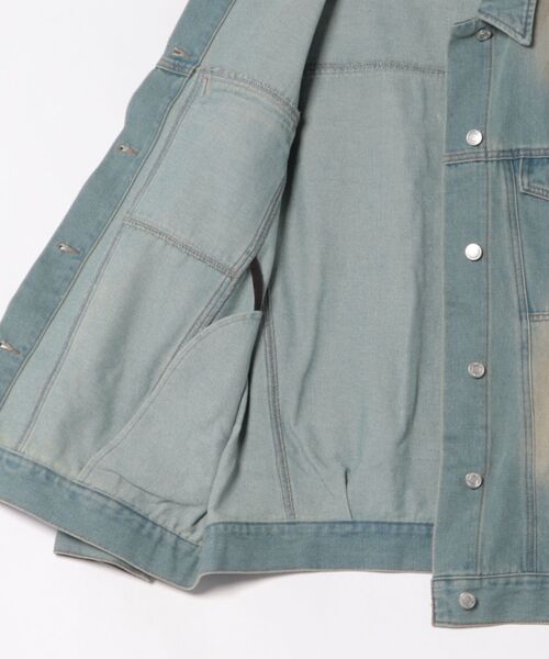 GORGE(ゴージ)の「《オーバーダイ×ダメージ加工》BIGデニムジャケット/オールシーズン/全2色(デニムジャケット・レディース・ベージュ/ブルー系・F)」の13枚目の写真