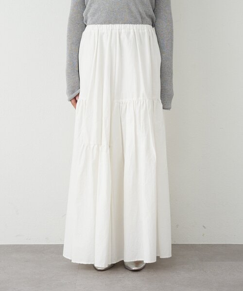 SHENERY（シーナリー）の「タフタボリュームスカート（スカート・レディース・ブラック/ホワイト・38/36）」の12枚目の写真