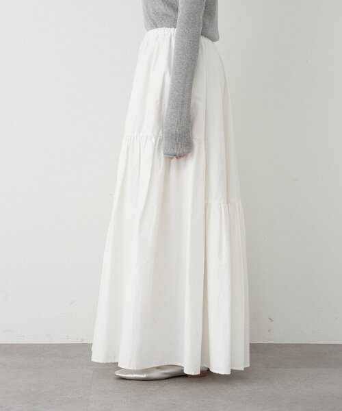 SHENERY（シーナリー）の「タフタボリュームスカート（スカート・レディース・ブラック/ホワイト・38/36）」の13枚目の写真