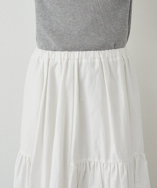 SHENERY（シーナリー）の「タフタボリュームスカート（スカート・レディース・ブラック/ホワイト・38/36）」の15枚目の写真