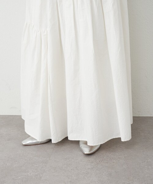 SHENERY（シーナリー）の「タフタボリュームスカート（スカート・レディース・ブラック/ホワイト・38/36）」の16枚目の写真