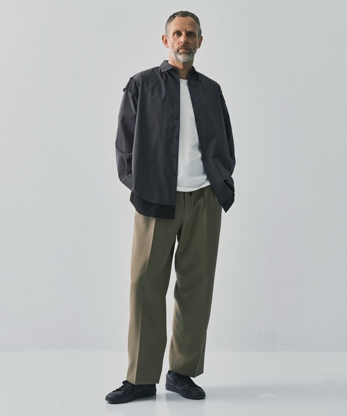 N.HOOLYWOOD（N.ハリウッド）の「【N.HOOLYWOOD/エヌハリウッド】別注切替シャツ（シャツ/ブラウス・メンズ・ブルー/ダークグレー・38/36）」の9枚目の写真