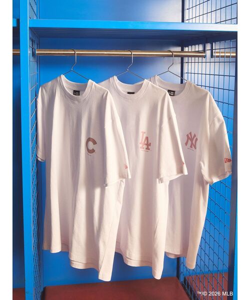 LAGUNAMOON（ラグナムーン）の「【MLB×NewEra×LAGUNAMOON】Tshirt（Tシャツ/カットソー・レディース・ホワイト・FREE）」の2枚目の写真