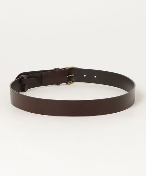 POLO RALPH LAUREN(ポロ ラルフ ローレン)の「ホースシューバックル レザー ベルト(ベルト・メンズ・ブラウン・32/34)」の2枚目の写真