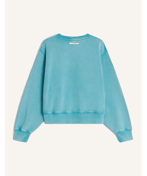 Maison Kitsune(メゾンキツネ)の「FOUNTAIN STAMP FADED RELAXED SWEATSHIRT(スウェット・レディース・スカイブルー系・M/S/L)」の2枚目の写真