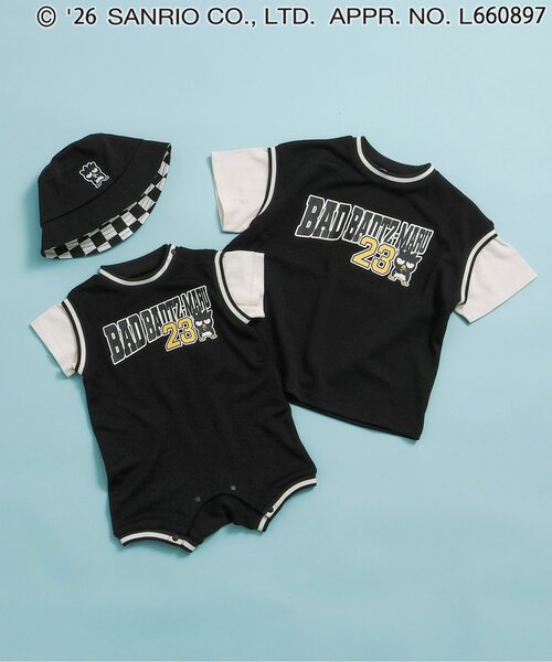 sanrio(サンリオ)の「【NET別注】【リンク】サンリオキャラクターズ スポーツT(Tシャツ/カットソー・キッズ・クリーム/ブラック/レッド・100/110/120)」の14枚目の写真