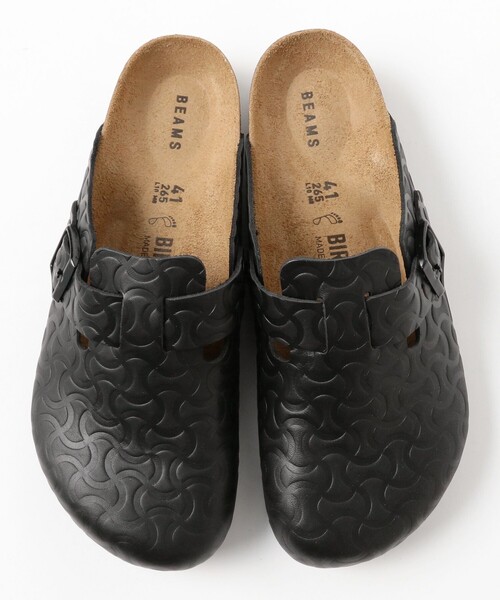 BIRKENSTOCK(ビルケンシュトック)の「【別注】BIRKENSTOCK / BOSTON “BONE PATTERN” Smooth BLACK(サンダル・メンズ・ブラック・41/42/43/44/45/39/46/40)」の6枚目の写真