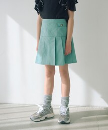 green label relaxing | ツイルプリーツ キュロット スカート / キッズ  100cm-160cm(スカート)