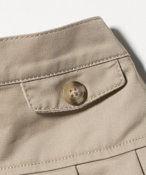 green label relaxing（グリーンレーベルリラクシング）の「ツイルプリーツ キュロット スカート / キッズ  100cm-160cm（スカート・キッズ・ライム/ベージュ/ネイビー・110cm/140cm/150cm/130cm/120cm/160cm/100cm）」の9枚目の写真