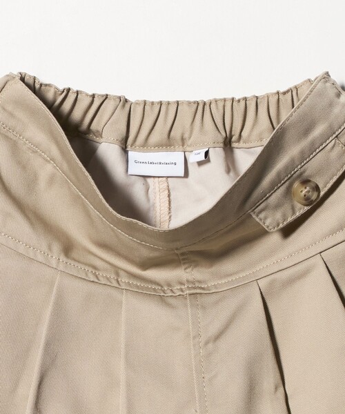 green label relaxing（グリーンレーベルリラクシング）の「ツイルプリーツ キュロット スカート / キッズ  100cm-160cm（スカート・キッズ・ライム/ベージュ/ネイビー・110cm/140cm/150cm/130cm/120cm/160cm/100cm）」の11枚目の写真