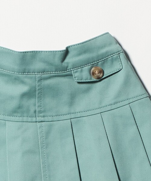 green label relaxing(グリーンレーベルリラクシング)の「ツイルプリーツ キュロット スカート / キッズ 100cm-160cm(スカート・キッズ・ライム/ベージュ/ネイビー・110cm/140cm/150cm/130cm/120cm/160cm/100cm)」の17枚目の写真