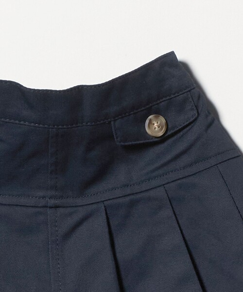 green label relaxing(グリーンレーベルリラクシング)の「ツイルプリーツ キュロット スカート / キッズ 100cm-160cm(スカート・キッズ・ライム/ベージュ/ネイビー・110cm/140cm/150cm/130cm/120cm/160cm/100cm)」の13枚目の写真