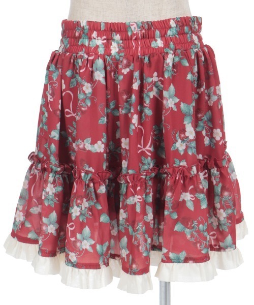 axes femme(アクシーズファム)の「いちご柄スカート(その他パンツ・キッズ・レッド/キナリ・LARGE/X-LARGE/MEDIUM)」の12枚目の写真