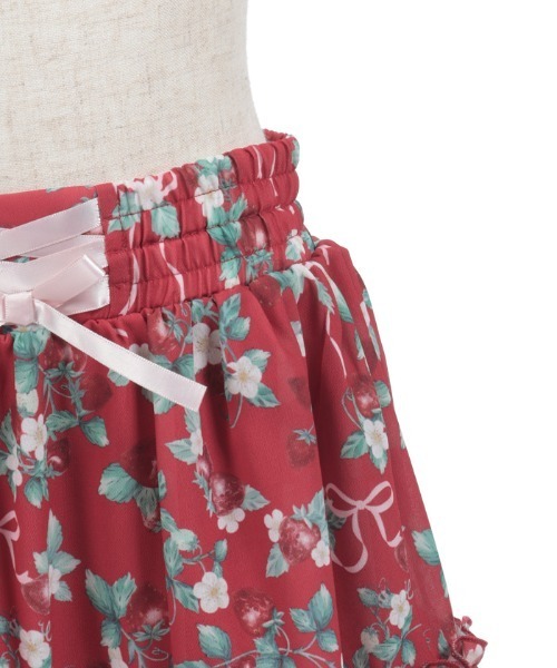 axes femme(アクシーズファム)の「いちご柄スカート(その他パンツ・キッズ・レッド/キナリ・LARGE/X-LARGE/MEDIUM)」の13枚目の写真