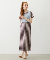 TANK TOP AND STRIPED DRESS SET