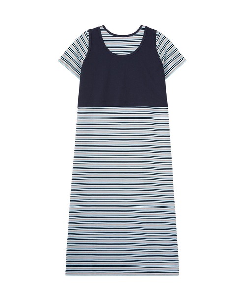MILKFED.(ミルクフェド)の「TANK TOP AND STRIPED DRESS SET(ワンピース・レディース・ネイビー/ブラック/ライトブルー・ONE SIZE)」の20枚目の写真
