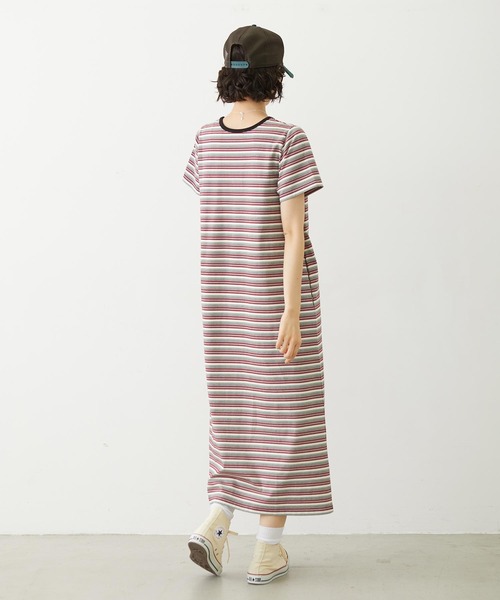 MILKFED.(ミルクフェド)の「TANK TOP AND STRIPED DRESS SET(ワンピース・レディース・ネイビー/ブラック/ライトブルー・ONE SIZE)」の9枚目の写真