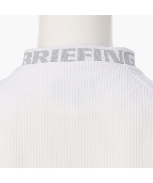 BRIEFING GOLF／ブリーフィングゴルフ】CE MEN´S WAFFLE NECK LOGO LS