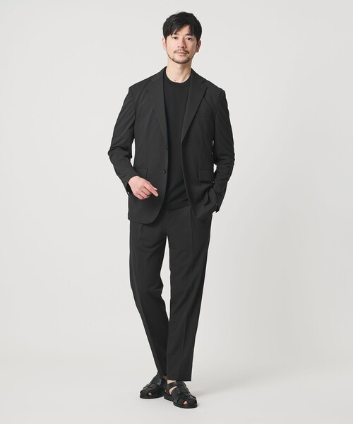 BEAUTY&YOUTH UNITED ARROWS(ビューティーアンドユースユナイテッドアローズ)の「【WEB限定 WARDROBE SMART】エアリーピケ コンフォート セットアップ/ジャケット&イージー(セットアップ・メンズ・ダークグレー/ネイビー/ブラック・XL/L/M/S)」の5枚目の写真