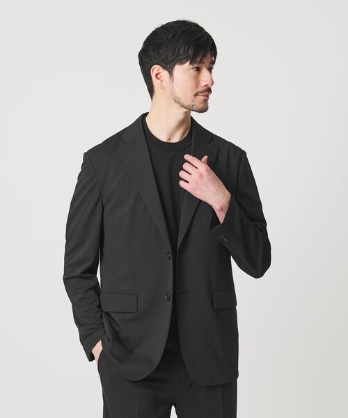 BEAUTY&YOUTH UNITED ARROWS(ビューティーアンドユースユナイテッドアローズ)の「【WEB限定 WARDROBE SMART】エアリーピケ コンフォート セットアップ/ジャケット&イージー(セットアップ・メンズ・ダークグレー/ネイビー/ブラック・XL/L/M/S)」の6枚目の写真