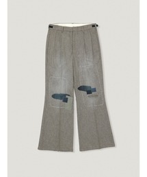 elephant TRIBAL fabrics | elephant TRIBAL fabrics Boro Flared Slacks【Wool Tweed】(スラックス)