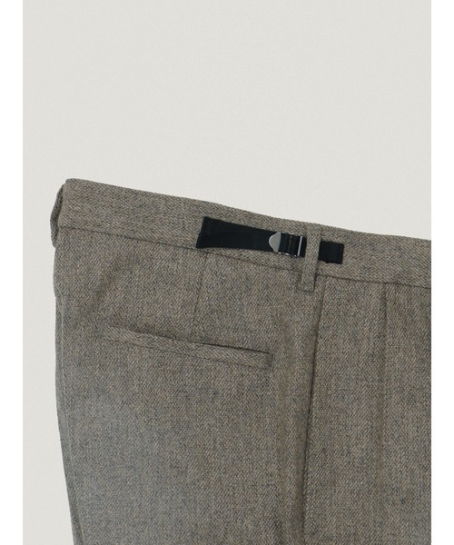 elephant TRIBAL fabrics（エレファントトライバルファブリックス）の「elephant TRIBAL fabrics Boro Flared Slacks【Wool Tweed】（スラックス・メンズ・グレイッシュベージュ・2/1）」の3枚目の写真