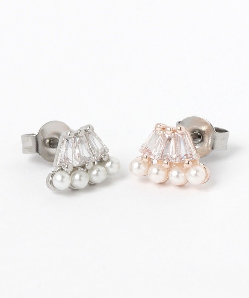 LAKOLE（ラコレ）の「4コネクトベビーパールピアス / 656198（ピアス（両耳用）・レディース・ピンク系その他/その他1・FREE）」の4枚目の写真