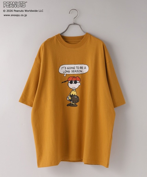 LOWRYS FARM(ローリーズファーム)の「【LFM(U)】SNOOPYプリントTSS 656662(Tシャツ/カットソー・メンズ・ブラック/イエロー/ホワイト・MEDIUM/LARGE)」の3枚目の写真