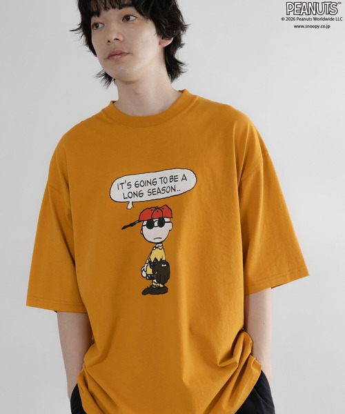 LOWRYS FARM(ローリーズファーム)の「【LFM(U)】PEANUTSプリントTSS 656662(Tシャツ/カットソー・メンズ・ブラック/イエロー/ホワイト・MEDIUM/LARGE)」の13枚目の写真