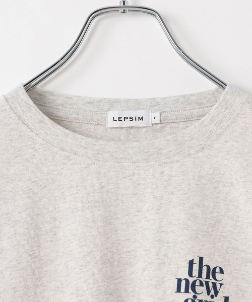 LEPSIM（レプシィム）の「アソートグラフィックロンT2　659239（Tシャツ/カットソー・レディース・ピンク/ライトグレー/オフホワイト・FREE）」の13枚目の写真