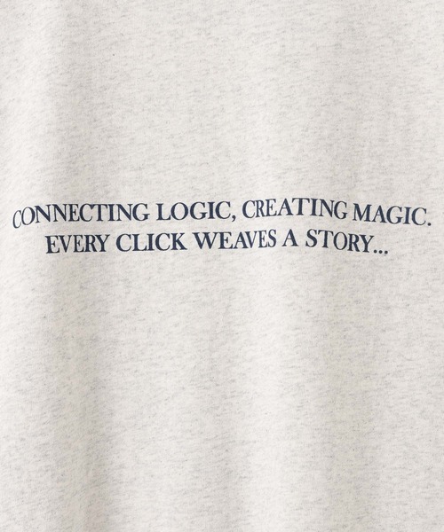 LEPSIM（レプシィム）の「アソートグラフィックロンT2　659239（Tシャツ/カットソー・レディース・ピンク/ライトグレー/オフホワイト・FREE）」の22枚目の写真