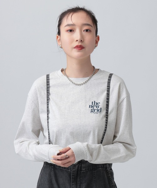 LEPSIM(レプシィム)の「アソートグラフィックロンT2 659239(Tシャツ/カットソー・レディース・ピンク/ライトグレー/オフホワイト・FREE)」の22枚目の写真