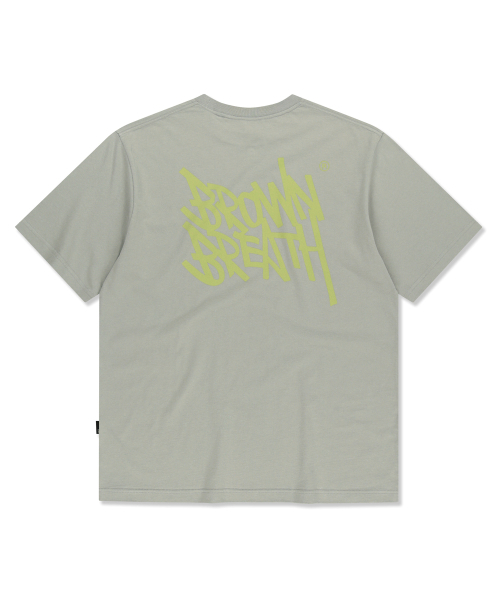 BROWNBREATH(ブラウンブレス)の「TAG TEE - GREY(Tシャツ/カットソー・レディース・その他・SMALL/MEDIUM/LARGE/X-LARGE/2XL)」の1枚目の写真