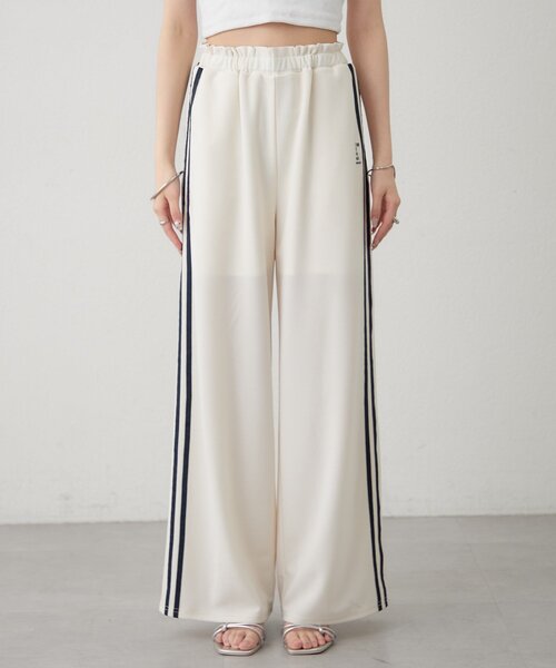 mystic（ミスティック）の「ロゴ刺繍イージーパンツ（その他パンツ・レディース・ブラック/アイボリー/レッド・2/1）」の22枚目の写真