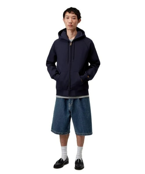 Carhartt（カーハート）の「【Carhartt WIP】LANDON SHORT（デニムパンツ・メンズ・ブラック/ブルー・34/32/30）」の4枚目の写真