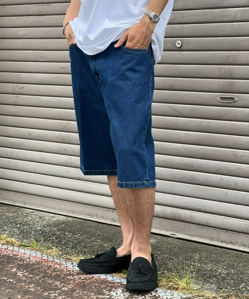 Carhartt（カーハート）の「【Carhartt WIP】LANDON SHORT（デニムパンツ・メンズ・ブラック/ブルー・34/32/30）」の13枚目の写真