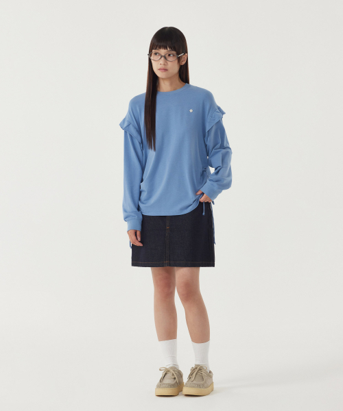 COVERNAT WOMAN（カバーナットウーマン）の「ウィメンズデニムミディスカートインディゴ（スカート・レディース・その他・WS/WM）」の4枚目の写真