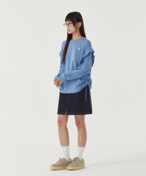 COVERNAT WOMAN（カバーナットウーマン）の「ウィメンズデニムミディスカートインディゴ（スカート・レディース・その他・WS/WM）」の5枚目の写真